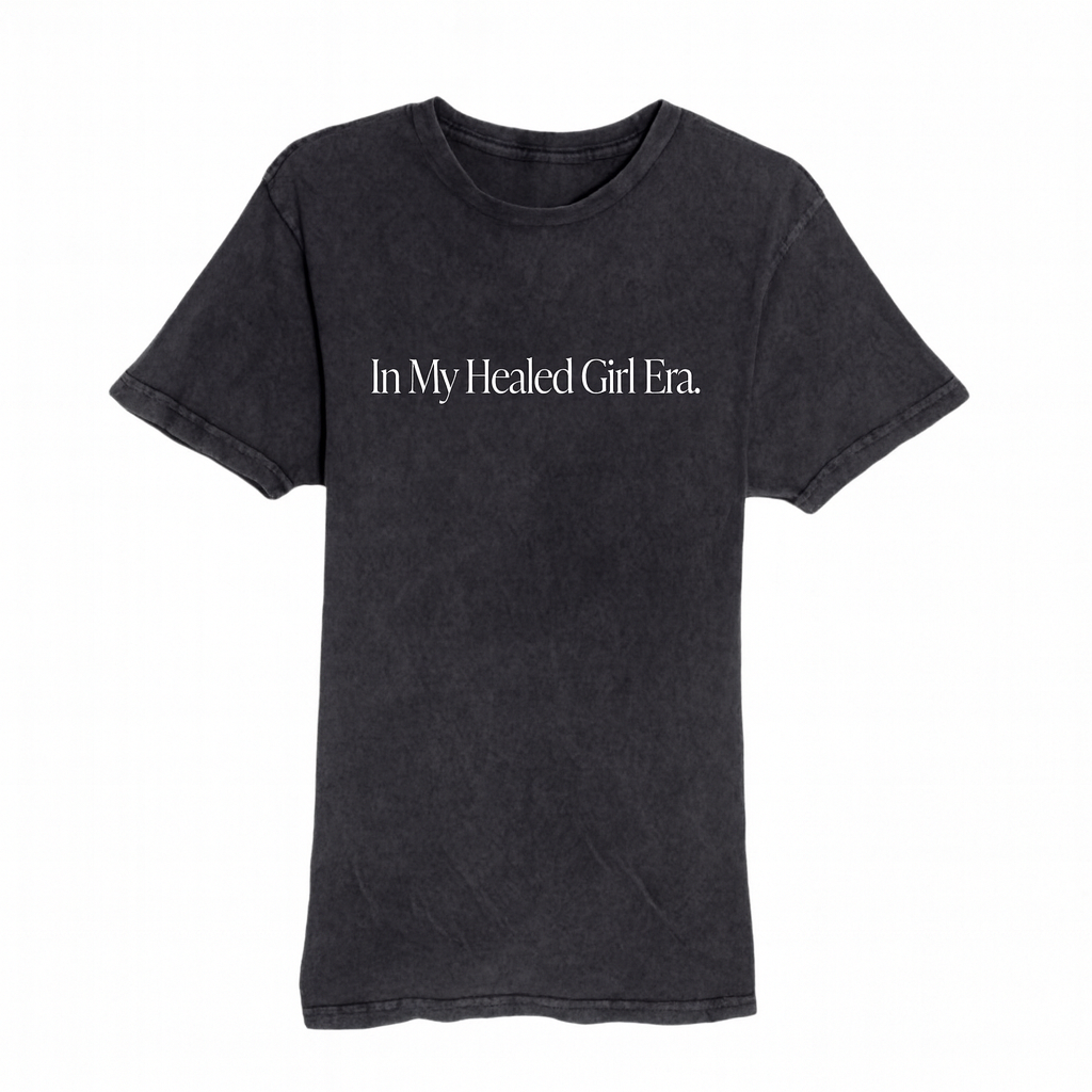 In my healed girl Era T-shirt - Vintage Black