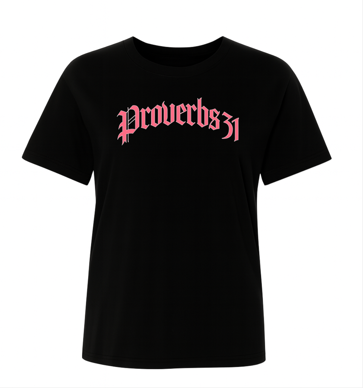 PROVERBS 31 T-shirt: Black