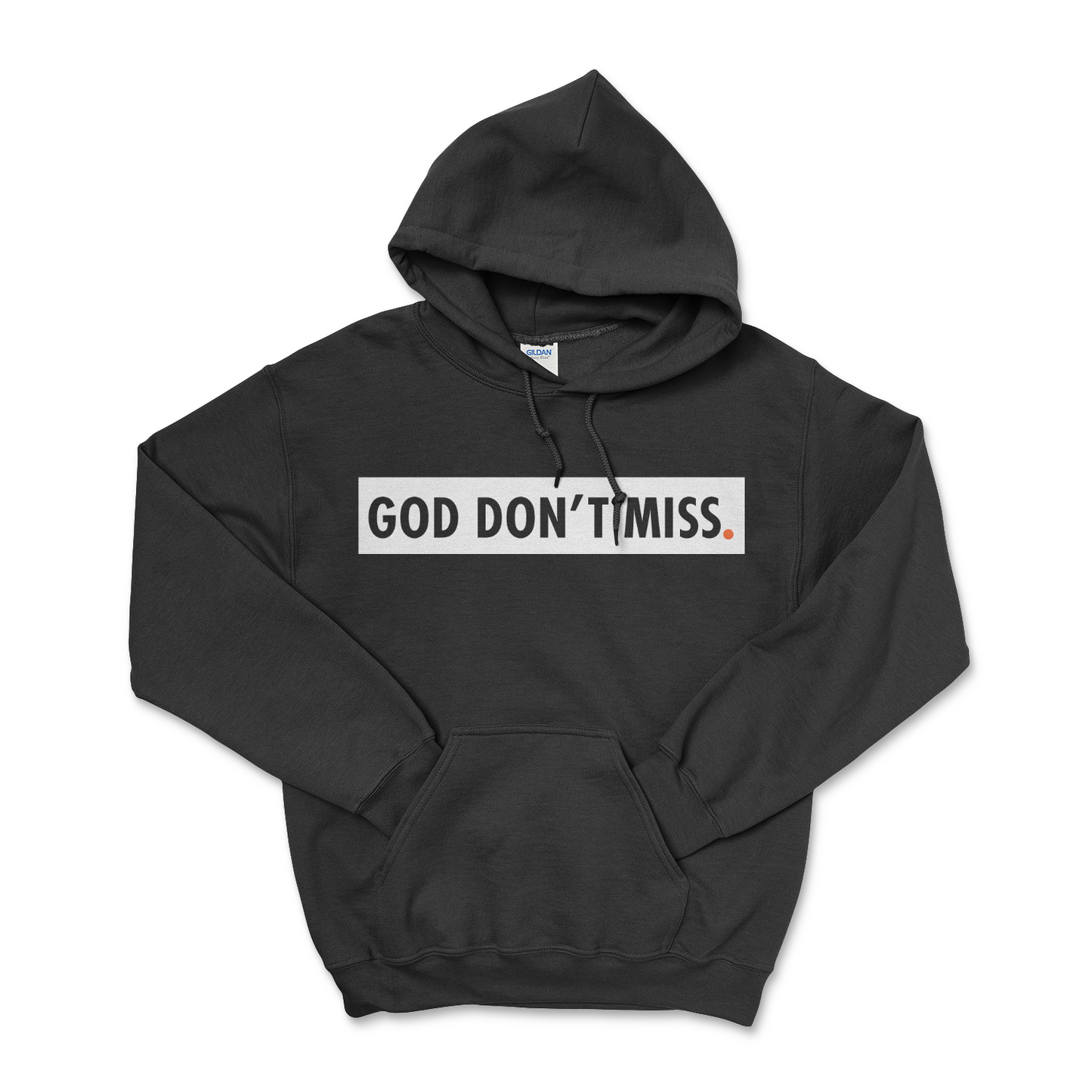 God Don't Miss - Black Hoodie