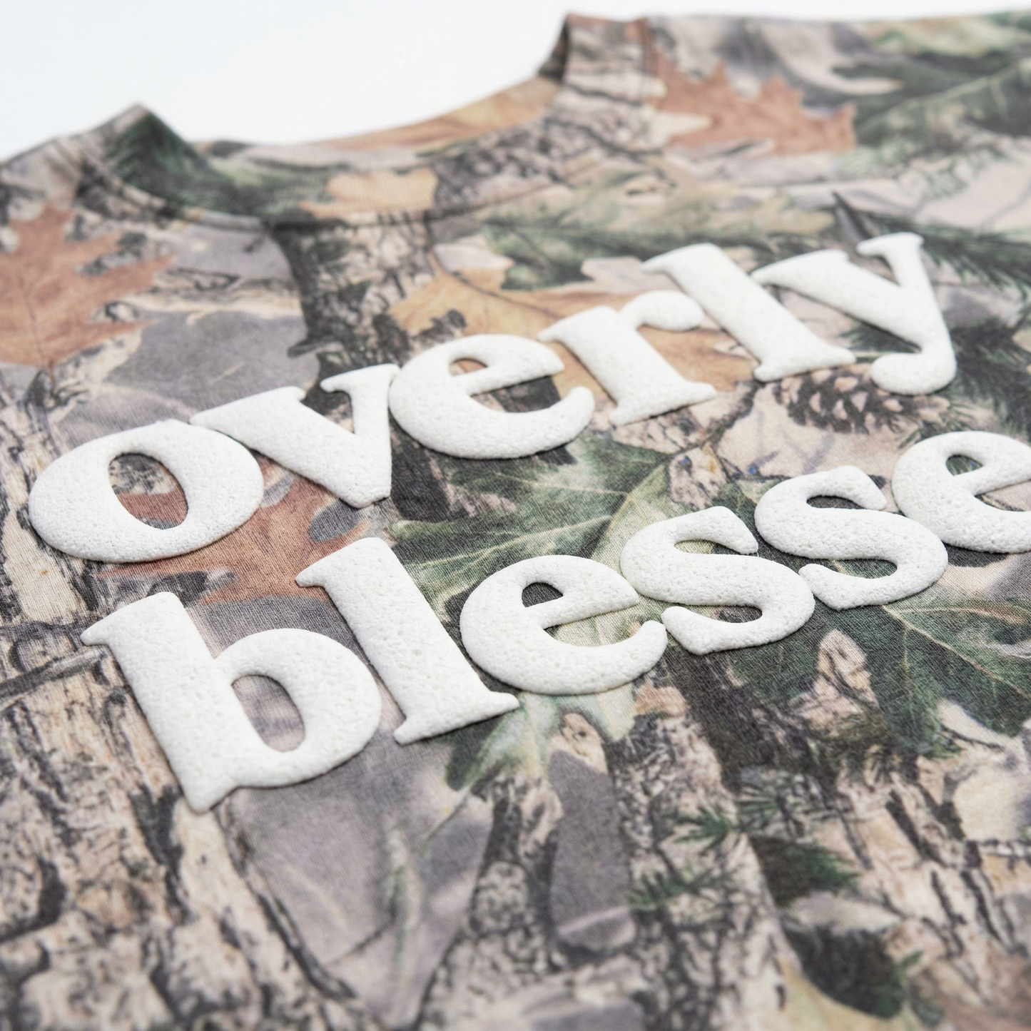 Overly Blesse Real-Tree Camo Tee