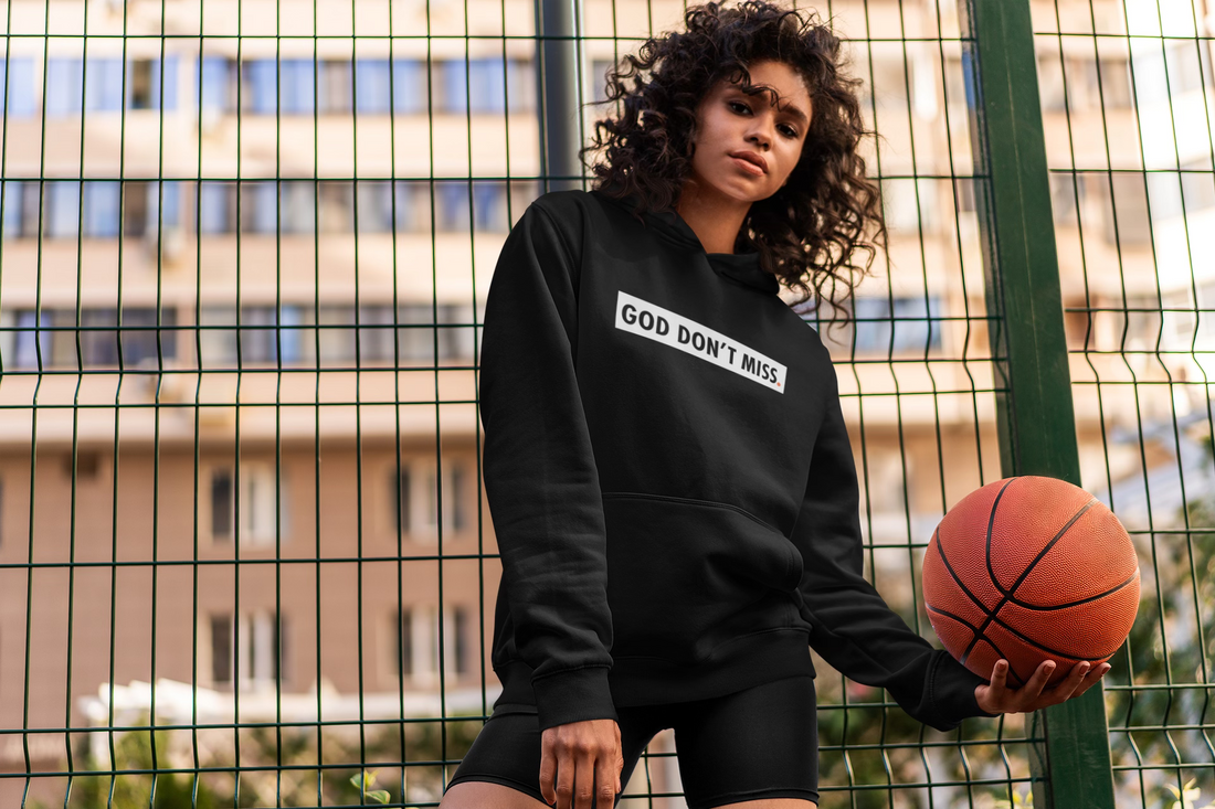 God Don't Miss - Black Hoodie